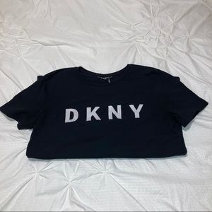 DKNY logo tee embroidered
